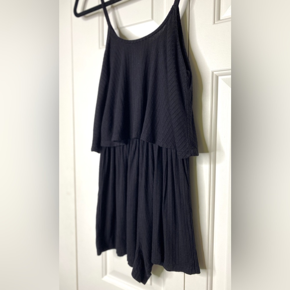 Pink Lady Black Romper - Short Size:Small
